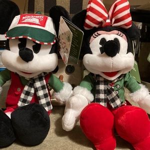 NWT Mickey and Minnie Christmas edition